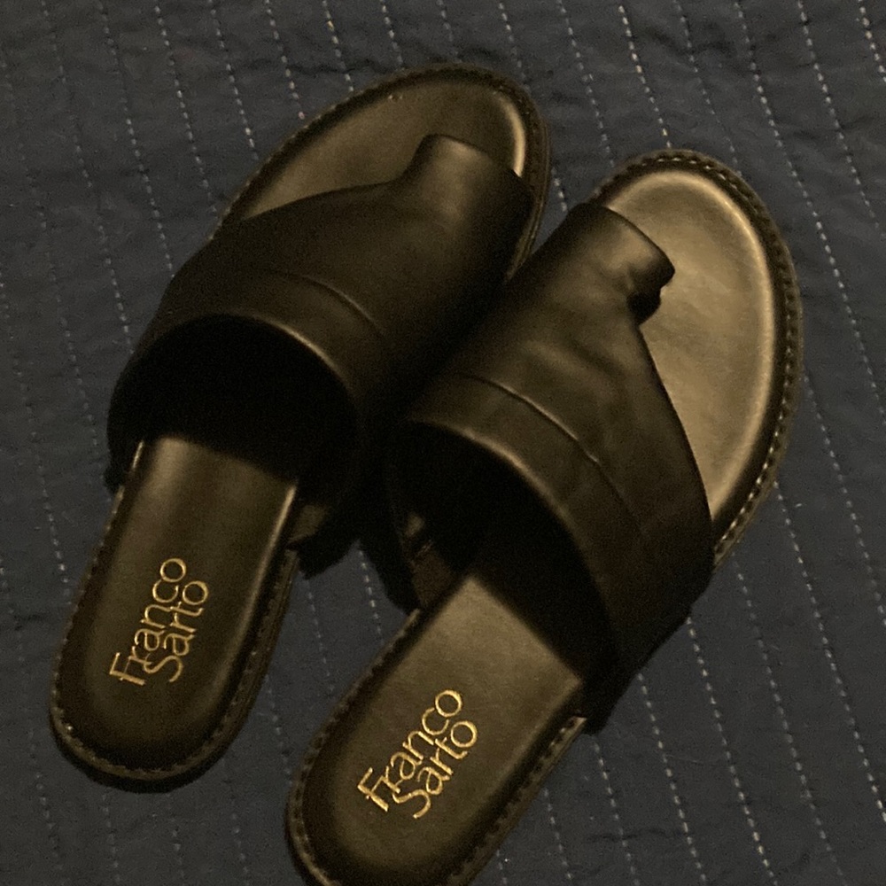 Franco Sarto sandals, 81/2 in black